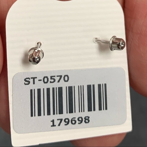 14k Rose Yellow Gold Stud Earrings 4mm - Picture 11 of 11